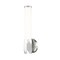 Z-Lite Cooper Wall Sconce, 1-Light, 4.75 In.W x 4 In.L x 16 In.H, Brushed Nickel/Frosted 1010-1S-BN-LED - alternate 1